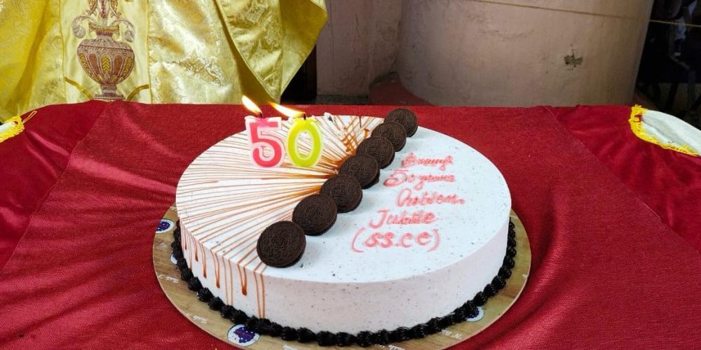 On February 23rd, the vibrant Parish of Serampore came together to celebrate a significant milestone: the Golden Jubilee of the SSCC India presence